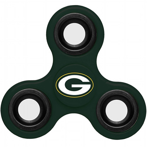 NFL Green Bay Packers 3 Way Fidget Spinner J6 - Click Image to Close